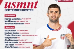 开云-美国大名单：普利西奇领衔，小维阿、德斯特、小克林斯曼入选